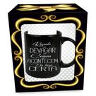 Caneca Frases Preta Sortida 320mL Caneca Frases Preta Sortida 320mL