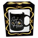 Caneca Frases Preta Sortida 320mL Caneca Frases Preta Sortida 320mL