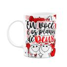 Caneca Funny Namorados - Eu você e os planos de Deus