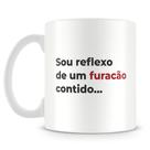 Caneca Furacão Contido com Trechos de Poesia - 325ml Caneca Furacão Contido com Trechos de Poesia - 325ml