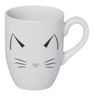 Caneca Gatinho em Porcelana Branca 350ml - Hausktaft Caneca Gatinho em Porcelana Branca 350ml - Hausktaft