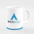 Caneca Geek Arch Linux - Branca Mod2 Caneca Geek Arch Linux - Branca Mod2