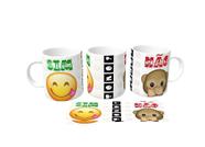 Caneca Geek Emoji Presente Criativo