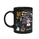 Caneca Geek Icons Fantasy Potter - Preta - 325ml