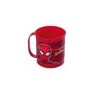 Caneca Giratória Plasútil Homem Aranha 360ml - Embalagem com 12 Unidades