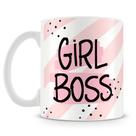 Caneca Girl Boss - Empoderamento Feminino em Cerâmica 325ml