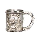 Caneca Gothic Skull Ceramic 350 ml em relevo 3D Skeleton Coffee