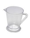 Caneca Graduada 150ml Copo Medidor Dosador para Tintura, Processos Químicos transparente