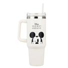 Caneca Grande Branco Com Canudo Mickey 1.1L Disney