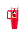 Caneca Grande Vermelho Com Canudo Mickey 1.1L - Disney Caneca Grande Vermelho Com Canudo Mickey 1.1L - Disney