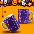Caneca Halloween E Dia Das Bruxas Decorada Festa Fantasia Terror - MEGA OFERTA!