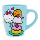 Caneca Hello Kitty Sanrio Stacked Sweets Glitter Latte 750 ml