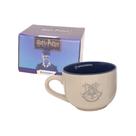 Caneca Hogwarts Brasão Harry Potter Zona Criativa Bobby Grande 500ml Presente Geek Cor:CinzaNome do Desenho:Hogwarts