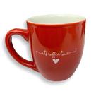 Caneca Hora Do Café Porcelana 300ml charme e sofisticação - etilux