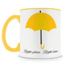Caneca how i met your mother umbrella amarela Caneca how i met your mother umbrella amarela