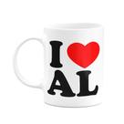 Caneca I Love AL - Alagoas - 325ml - branca Caneca I Love AL - Alagoas - 325ml - branca