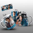 Caneca Indigo RM - Kim Nam-joon - Coleção colagem 2023 - BTS - KPOP - ARMY