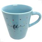 Caneca Inf Copo 120ml Azul Decorada