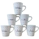 Caneca Infantil 120ml Porcelana - Jogo com 6 Peças e Várias Estampas Caneca Infantil 120ml Porcelana - Jogo com 6 Peças e Várias Estampas