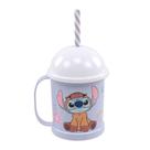 Caneca Infantil 360ml Com Canudo E Tampa Lúdica Hello Kitty -