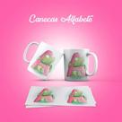 Caneca Infantil Alfabeto Escolha Seu Modelo