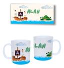 Caneca Infantil Personalizada Plástico Piratas Nome Kids Caneca Infantil Personalizada Plástico Piratas Nome Kids
