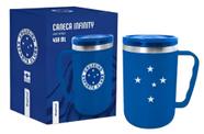 Caneca inox infinity 450ml cruzeiro