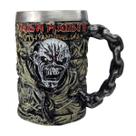Caneca Iron Maiden 3D Resina Colecionável Rock