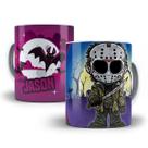 Caneca Jason Terror Halloween Porcelana Personalizada