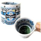 Caneca KazzaVip Estádio do Gremio FC Cerâmica 360 ML Olímpico Monumental Oficial Licenciada Branco