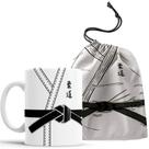 Caneca Kimono Judô faixa preta com Saquinho
