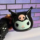 Caneca Kuromi Gótica Dark Sanrio Aesthetic 350ml Cerâmica Licenciada Hello Kitty