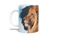 Caneca Leão De Judá Porcelana 325ml + Caixa
