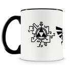 Caneca Legend Of Zelda Icones Preta