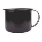 Caneca Leiteira Esmaltada Nº12 de 1 Litro na cor Preto - Esmaltados Silva Caneca Leiteira Esmaltada Nº12 de 1 Litro na cor Preto - Esmaltados Silva