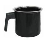 Caneca leiteira Fervedor 1450ml Preta Indução Cooktop
