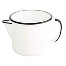 Caneca Leiteira Fervedor Esmaltado Branco No 12 EWEL