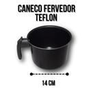 Caneca Leiteira Ferverdor Antiaderente Teflon nº14 Grossa e Resistente