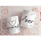 Caneca Libra Fases Modelos Gratidão Amor libras Linguagem de sinal Presente Porcelana MEGA OFERTA!