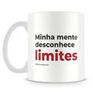 Caneca Limites - Trechos do Livro 'O Fim Interminável' e Poemas de Letícia Costa Caneca Limites - Trechos do Livro 'O Fim Interminável' e Poemas de Letícia Costa