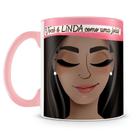 Caneca Linda como uma Jóia - Personalizada - 325 ml - Cerâmica