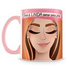 Caneca Linda como uma Jóia - Personalizada - 325ml - Cerâmica
