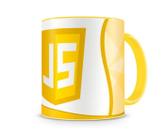 Caneca Linguagem JS color Amarelo