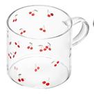 Caneca Lyor Cherry 125ml Vidro Borossilicato Resiste Calor
