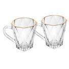 Caneca Lyor Diamond de Cristal Ecológico com Fio de Ouro 180 Caneca Lyor Diamond de Cristal Ecológico com Fio de Ouro 180