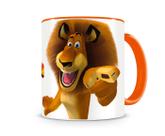 Caneca Madagascar Alex Laranja