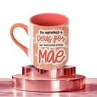Caneca Mãe Lilás 325ml Eu Agradeço a Deus por Você Presente Dia das Mães