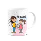 Caneca Mães - A melhor mãe do mundo! Te amamos!