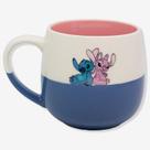 Caneca maggie stitch e angel namorados 400 ml zona criativa