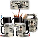Caneca Mágica Harry Potter Profeta Diário + Caixinha Personalizada